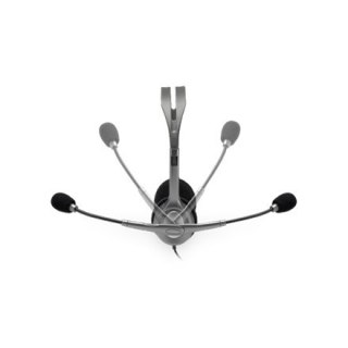 Logitech Stereofoniczny zestaw słuchawkowy H111 Wbudowany mikrofon, 3,5 mm, szary