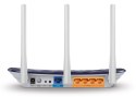 Router TP-LINK Archer C20 802.11ac, 300+433 Mbit/s, 10/100 Mbit/s, porty Ethernet LAN (RJ-45) 4, typ anteny 3xzewnętrzna