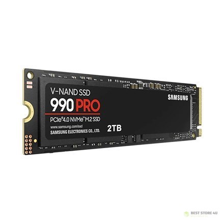 Samsung 990 PRO 2000 GB, współczynnik kształtu dysku SSD M.2 2280, interfejs SSD PCIe Gen4x4, prędkość zapisu 6900 MB/s, prędkoś Samsung 990 PRO 2000 GB, współczynnik kształtu dysku SSD M.2 2280, interfejs SSD PCIe Gen4x4, prędkość zapisu 6900 MB/s, prędkoś
