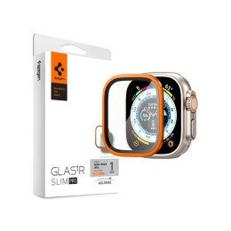 Spigen Glas.TR Slim Pro - Szkło hartowane do Apple Watch Ultra 49 mm (Pomarańczowy)