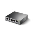 Switch TP-LINK TL-SG1005P Unmanaged, Desktop, ilość portów 1 Gbps (RJ-45) 5, ilość portów PoE 4, rodzaj zasilania Zewnętrzny
