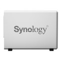 Synology Tower NAS DS220j do 2 HDD/SSD, Realtek RTD1296 Quad Core, częstotliwość procesora 1.4 GHz, 0.5 GB, DDR4, RAID 0,1,Hybri