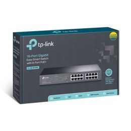TP-LINK Switch TL-SG1016PE Web Managed, Rack Mountable, 1 Gbps (RJ-45) ports quantity 16, PoE+ ports quantity 8
