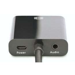 Digitus Adapter konwertera HDMI na VGA DA-70461 Czarny