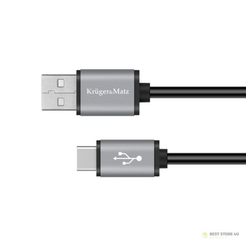 Kabel USB - USB typu C 1m Kruger&Matz Basic Kabel USB - USB typu C 1m Kruger&Matz Basic
