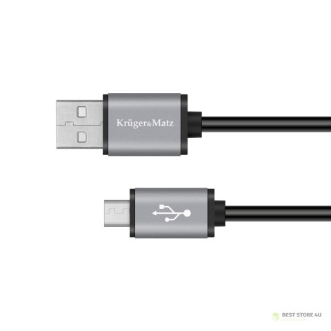 Kabel USB - micro USB 1.8m Kruger&Matz Basic Kabel USB - micro USB 1.8m Kruger&Matz Basic