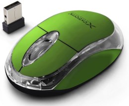 XM105G Extreme mysz bezprz. 2.4ghz 3d opt. usb harrier zielona