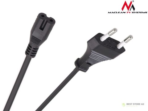 MCTV-810 42165 Kabel zasilający ósemka 2 pin 3m wtyk EU MCTV-810 42165 Kabel zasilający ósemka 2 pin 3m wtyk EU