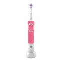 Oral-B Electric Toothbrush D100.413.1 Vitality Pink 3DW Rechargeable, For adults, Number of brush heads included 1, Number of te