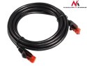 Przewód kabel patchcord UTP Maclean, wtyk-wtyk, cat6, 5m, czarny, MCTV-743