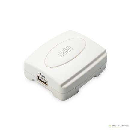 Serwer wydruku Digitus USB, 1 port 1x RJ45, 1x USB A, USB 2.0 DN-13003-2 biały Serwer wydruku Digitus USB, 1 port 1x RJ45, 1x USB A, USB 2.0 DN-13003-2 biały