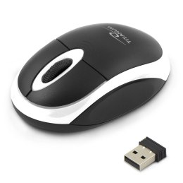 TM116W Mysz bezprzewodowa 2.4GHz 3D optyczna USB Vulture czarno-biała
