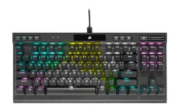 Corsair Champion Series Mechanical Gaming Keyboard K70 RGB TKL Podświetlenie LED RGB, amerykańskie, przewodowe, czarne