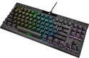 Corsair Champion Series Mechanical Gaming Keyboard K70 RGB TKL Podświetlenie LED RGB, amerykańskie, przewodowe, czarne