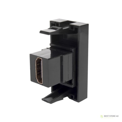 Gniazdo HDMI Maclean, pojedyncze, czarne, MCE720B Gniazdo HDMI Maclean, pojedyncze, czarne, MCE720B