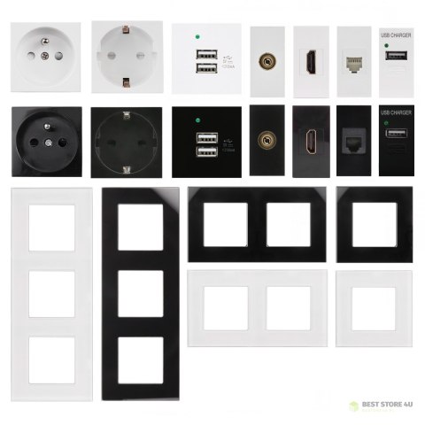 Gniazdo HDMI Maclean, pojedyncze, czarne, MCE720B Gniazdo HDMI Maclean, pojedyncze, czarne, MCE720B