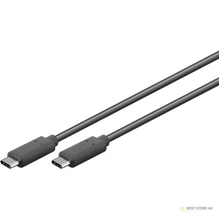 Goobay 38873 USB-C cable (USB 3.2 generation 2x2, 5A) Black Goobay 38873 USB-C cable (USB 3.2 generation 2x2, 5A) Black