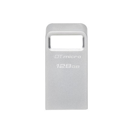 Kingston USB 3.2 Flash Drive DataTraveler micro 128 GB, USB 3.2, srebrny