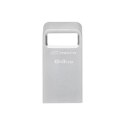 Kingston USB 3.2 Flash Drive DataTraveler micro 64 GB, USB 3.2, srebrny