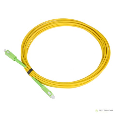 Patchcord światłowód kabel Maclean, SC/APC-SC/APC, jednomodowy, długość 1m, simplex, G657A2, MCTV-431 Patchcord światłowód kabel Maclean, SC/APC-SC/APC, jednomodowy, długość 1m, simplex, G657A2, MCTV-431