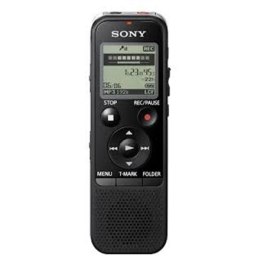 Cyfrowy dyktafon Sony ICD-PX470 czarny, stereo, MP3/L-PCM, 59 godz. 35 min, odtwarzanie MP3
