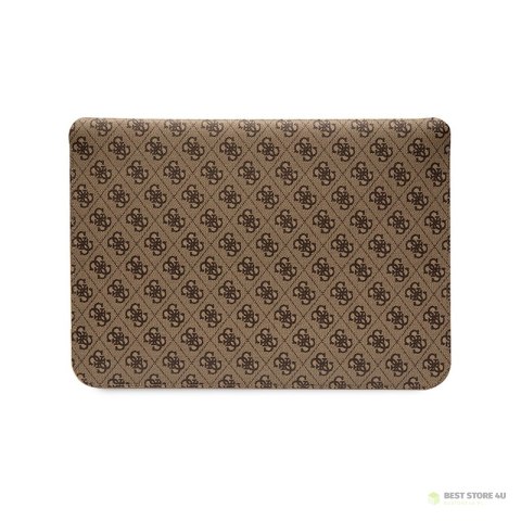 Guess 4G Stripe Metal Logo Computer Sleeve - Etui na notebooka 14" (Brązowy) Guess 4G Stripe Metal Logo Computer Sleeve - Etui na notebooka 14" (Brązowy)