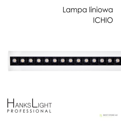 Lampa LED,HanksLight,liniowa,white, alu,zwiesz,1264mm,down36W, SMD,AC230V,4000K-W Lampa LED,HanksLight,liniowa,white, alu,zwiesz,1264mm,down36W, SMD,AC230V,4000K-W