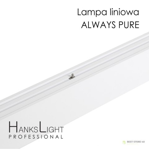 Lampa LED HanksLight,white,liniowa,alu,zwiesz,1200mm,down36W,4000K Lampa LED HanksLight,white,liniowa,alu,zwiesz,1200mm,down36W,4000K