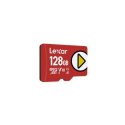 Lexar UHS-I MicroSDXC, 128 GB, pamięć flash klasy 10, czerwony, A1, V10, U1, 150 MB/s