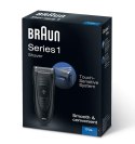 Braun Shaver Series One 170s Zasilanie sieciowe, Liczba głowic golących/ostrzy 1, Czarny