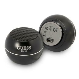 Guess Mini Bluetooth Speaker 3W 4H - Głośnik Bluetooth 5.0 (czarny)