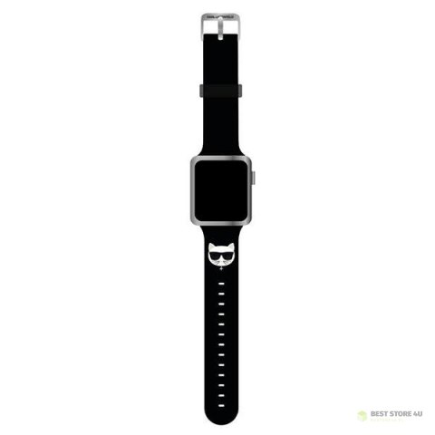 Karl Lagerfeld Silicone Choupette Head - Pasek do Apple Watch 38/40/41 mm (czarny)