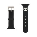 Karl Lagerfeld Silicone Choupette Head - Pasek do Apple Watch 38/40/41 mm (czarny)