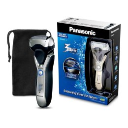 Panasonic Shaver ES-RT67-S503 Czas ładowania 1 h, Do użytku na mokro, Li-Ion, Liczba głowic golących/ostrzy 3, Czarny/srebrny