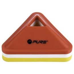 Pure2Improve Trójkątne Stożki Zestaw 20 Czerwony, Biały, Żółty