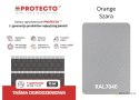 Taśma ogrodzeniowa 26mb Thermoplast® ORANGE SKIN 190mm SZARA