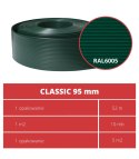 Taśma ogrodzeniowa 52mb Thermoplast® CLASSIC LINE 95mm ZIELONA