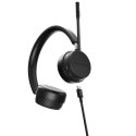 Bezprzewodowy zestaw słuchawkowy Energy Sistem Office 6, czarny (Bluetooth 5.0, połączenia głosowe HQ, szybkie ładowanie)