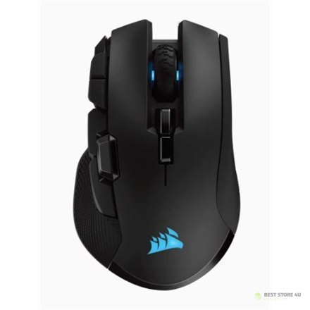 Corsair IRONCLAW RGB WIRELESS Wireless / Wired, 18000 DPI, Połączenie bezprzewodowe, Możliwość ładowania, Czarny Corsair IRONCLAW RGB WIRELESS Wireless / Wired, 18000 DPI, Połączenie bezprzewodowe, Możliwość ładowania, Czarny