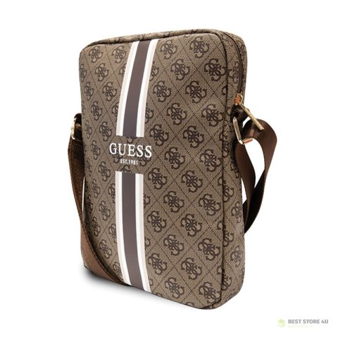 Guess 4G Stripes Tablet Bag - Torba na tablet 10" (Brązowy) Guess 4G Stripes Tablet Bag - Torba na tablet 10" (Brązowy)