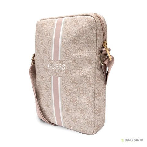 Guess 4G Stripes Tablet Bag - Torba na tablet 10" (Różowy) Guess 4G Stripes Tablet Bag - Torba na tablet 10" (Różowy)