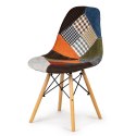 Komplet 4 krzeseł patchwork ModernHome