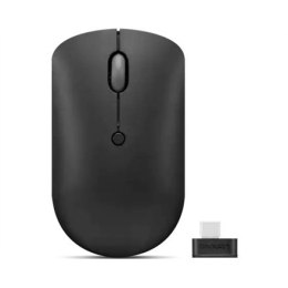 Lenovo Wireless Compact Mouse 400 Black, 2,4G Wireless przez odbiornik USB-C