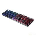 MSI VIGOR GK71 SONIC RED US Klawiatura gamingowa, USB, podświetlenie LED RGB, US, przewodowa, czarna