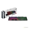 MSI VIGOR GK71 SONIC RED US Klawiatura gamingowa, USB, podświetlenie LED RGB, US, przewodowa, czarna