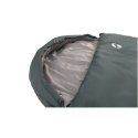 Outwell Campion Lux Teal, Śpiwór, 225 x 85 cm, otwierany w 2 kierunkach - automatyczna blokada, kształt L, turkusowy