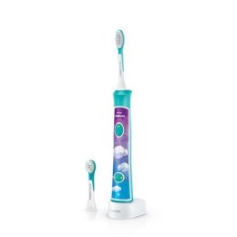 Philips Sonic Elektryczna szczoteczka do zębów HX6322/04 Dla dzieci, Ładowalna, Technologia soniczna, Tryby mycia zębów 2, Ilość