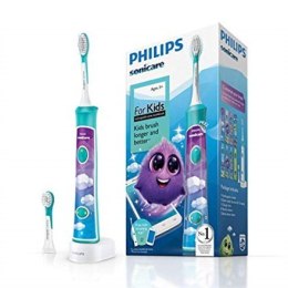 Philips Sonic Elektryczna szczoteczka do zębów HX6322/04 Dla dzieci, Ładowalna, Technologia soniczna, Tryby mycia zębów 2, Ilość