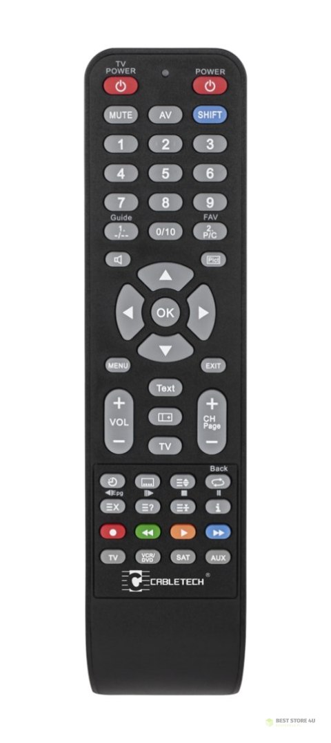 Pilot uniwersalny programowalny Cabletech 4 in 1 Pilot uniwersalny programowalny Cabletech 4 in 1