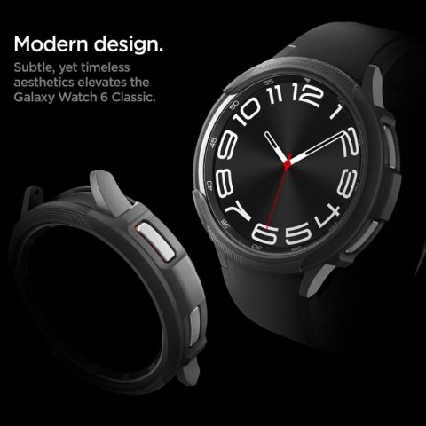 Spigen Liquid Air - Obudowa do Samsung Galaxy Watch 6 Classic 47 mm (Czarny)